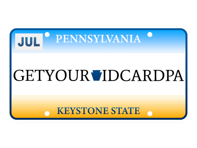 get your id card pa license plate